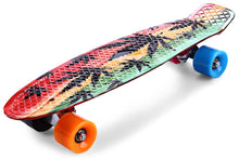 Load image into Gallery viewer, Skateboard 22 inch Graffiti Maple Printing Leaf Retro penny board