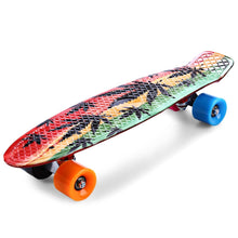 Load image into Gallery viewer, Skateboard 22 inch Graffiti Maple Printing Leaf Retro penny board