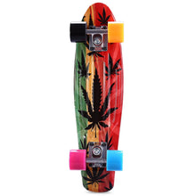 Load image into Gallery viewer, Skateboard 22 inch Graffiti Maple Printing Leaf Retro penny board